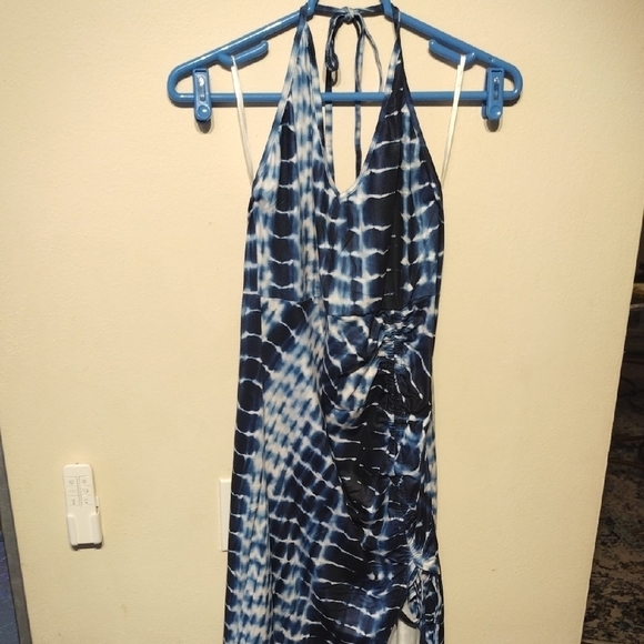SHEIN Blue Tie-Dye Maxi Dress - Picture 3 of 10